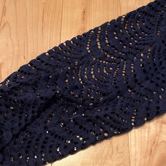 NWOT Lilly Pulitzer Lana Skort Romper Navy - Picture 3 of 6